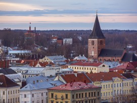 Stadtzentrum in Tartu