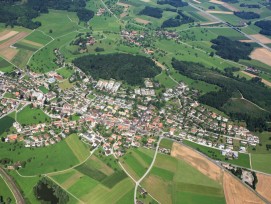 Luftbild der Gemeinde Eschlikon