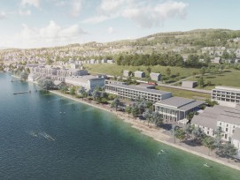 Visualisierung öffentlicher Seepark Uetikon am See Zürich