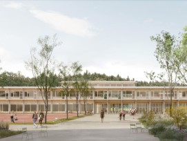 Visualisierung Neubau Erweiterung Kantonsschule Reussbühl Luzern