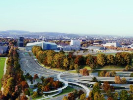 Visualisierung Astra Umgestaltung Anschluss Wankdorf