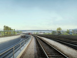 Visualisierung SBB Tunnel Holligen Bern