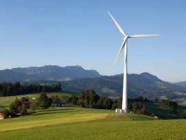 Windrad in Entlebuch Kanton Luzern