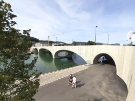 Neue Aarebrücke, Aarau, Projekt Pont Neuf, Kettenbrücke