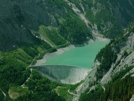 Blick auf Ringelspitz und Gigerwaldsee