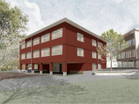 Visualisierung Neubau Schulhaus Willa Kerns