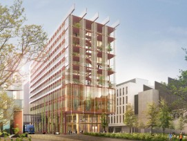 Visualisierung Neubau Zephyr West Tech Cluster Zug