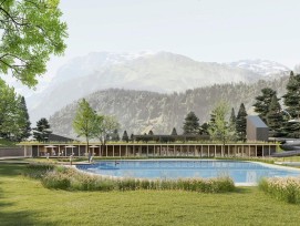 Visualisierung Neubau Schwimmbad Sonnenberg Engelberg