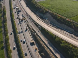 Autobahn bei Weiningen