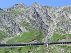 Strassengallerie am Gotthard