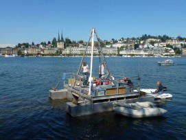 Forschungsteam Paläoökologie der Universität Bern in Luzern