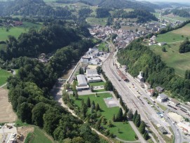 Luftbild Gemeinde Wolhusen im Kanton Luzern