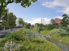Visualisierung Verlängerung Glattalbahn Kloten Altbach