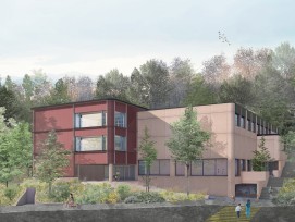 Visualisierung Neubau Schulanlage Steinhof 2 Stadt Luzern