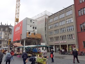 Bauregion Nordwestschweiz 2023, Basel, Marktplatz, Globus, Sanierung