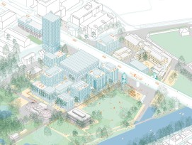 Visualisierung Richtprojekt Gaswerkareal Stadt Bern