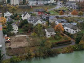 Grabungsfläche am Philosophenweg in Aarau