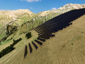 Visualisierung alpine Solaranlage Adelboden Schwandfäld