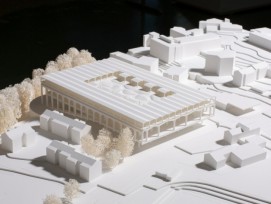 Modellbild Betriebsgebäude Technischen Betriebe Stadt St. Gallen