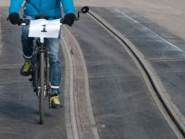 Velofreundliches Tramgleis Basel Testanlage Füllinsdorf BL