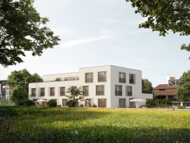 Visualisierung Neubau Flamingo Kinderhospiz Fällanden