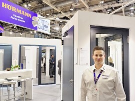 Stand der Hörmann Schweiz AG an der Swissbau 24.