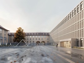 Visualisierung Ersatzneubau Gefängnis Zürich Aussenansicht
