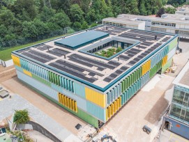 Solaranlage auf Schule Bois-Murat in Epalinges