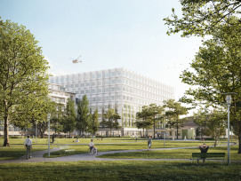 Visualisierung Neubau Mitte1 Unispital Zürich