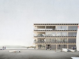 Visualisierung Wassersportzentrum Marina Tiefenbrunnen Zürich