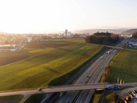 Luftbild Areal Wil West im Kanton Thurgau