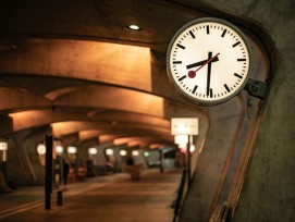 Unterführung beim Bahnhof Stadelhofen in Zürich