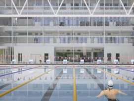 Neue Schwimmhalle (Visualisierung)