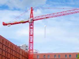 Kran auf Baustelle