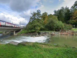 Neumühlewehr Winterthur Töss Surfwelle
