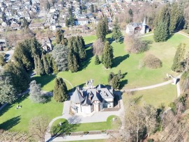 Luftbild Dreilindenpark Stadt Luzern