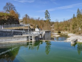 Wasserkraftwerk Mühlau Thur Bazenheid