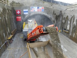Tunnelportal Städtlerwald Seite Stumpen Umfahrung Cham-Hünenberg