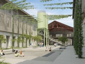 Neubau Kantonsschule Uetikon am See Aussenbereich