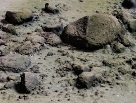3D-Modell eines Abschnitts des eiszeitlichen Steinwalls am Grund der Ostsee vor Rerik