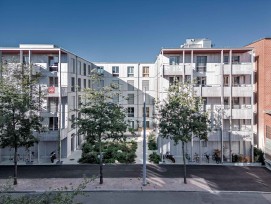 Überbauung "3Johann" in Basel.