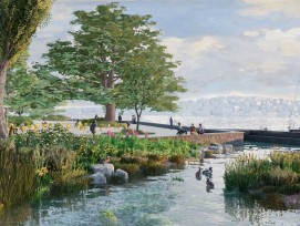 Neugestaltung Inseli Blick auf das neue Ufer