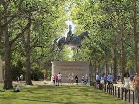 Queen Denkmal London Norman Foster St. James Park