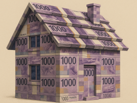 Haus aus 1000er-Noten (Symbolbild)