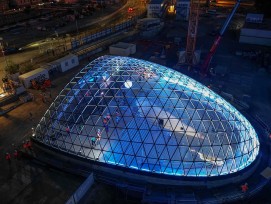 Gitterschale am Stuttgarter Hauptbahnhof Stuttgart 21