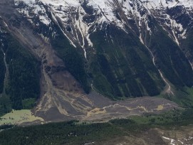 Lötschental bei Blatten nach Bergsturz