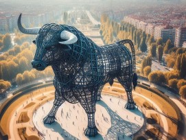 El Toro de España Stier-Statue Spanien
