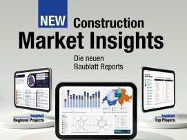 Werbung zu den neuen Baublatt Reports