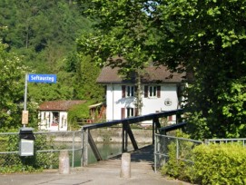 Blick auf den Selftausteg