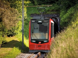 Vollautomatische Bahn Linie Rheineck–Walzenhausen Aussenansicht